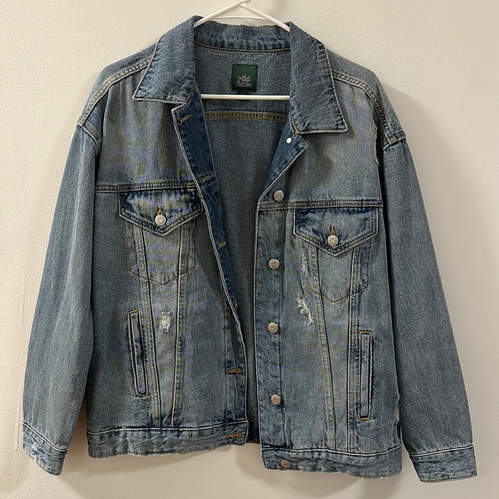 Oversized Jean Jacket • SMALL